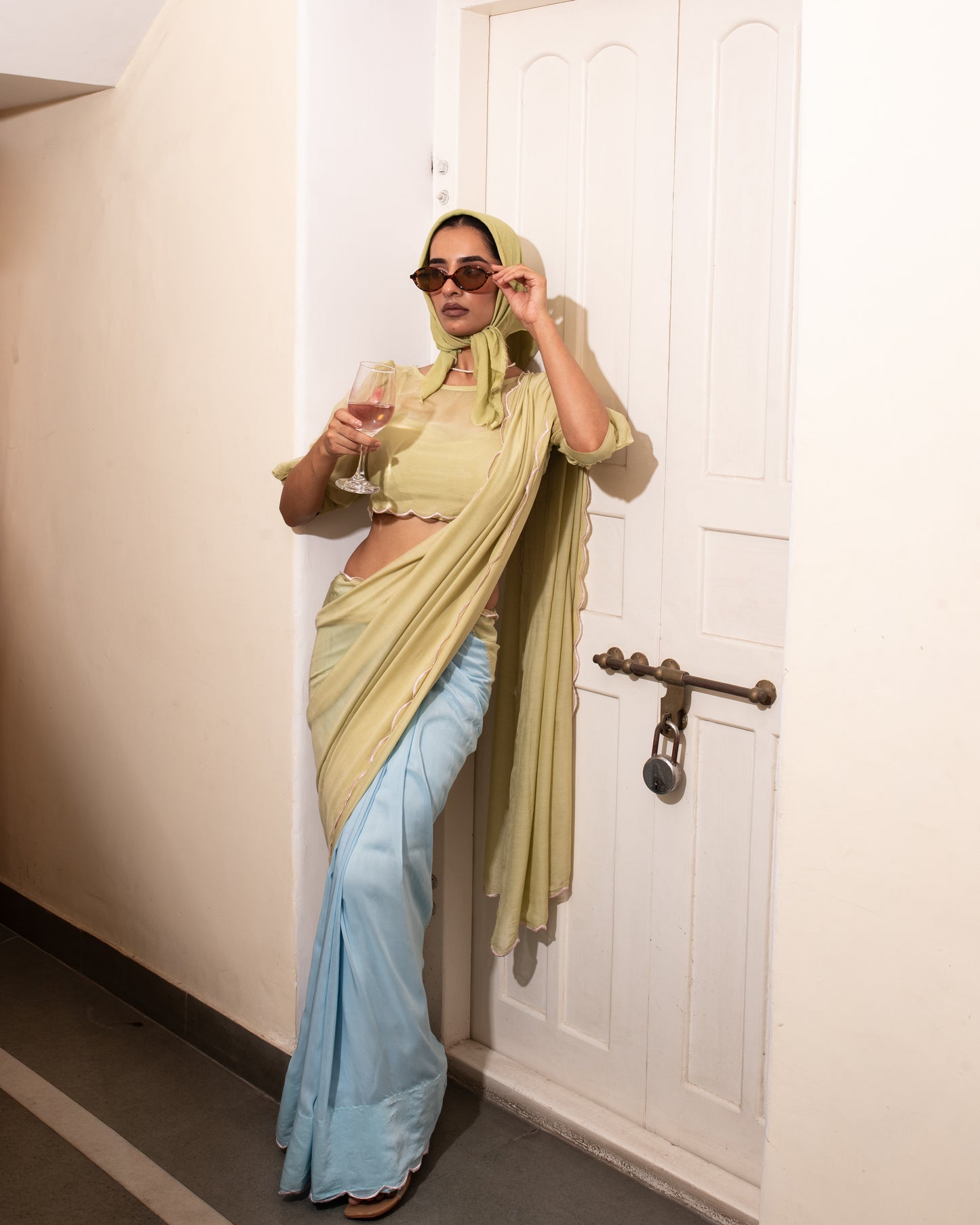 Sage & Mist Rooie Silk Saree