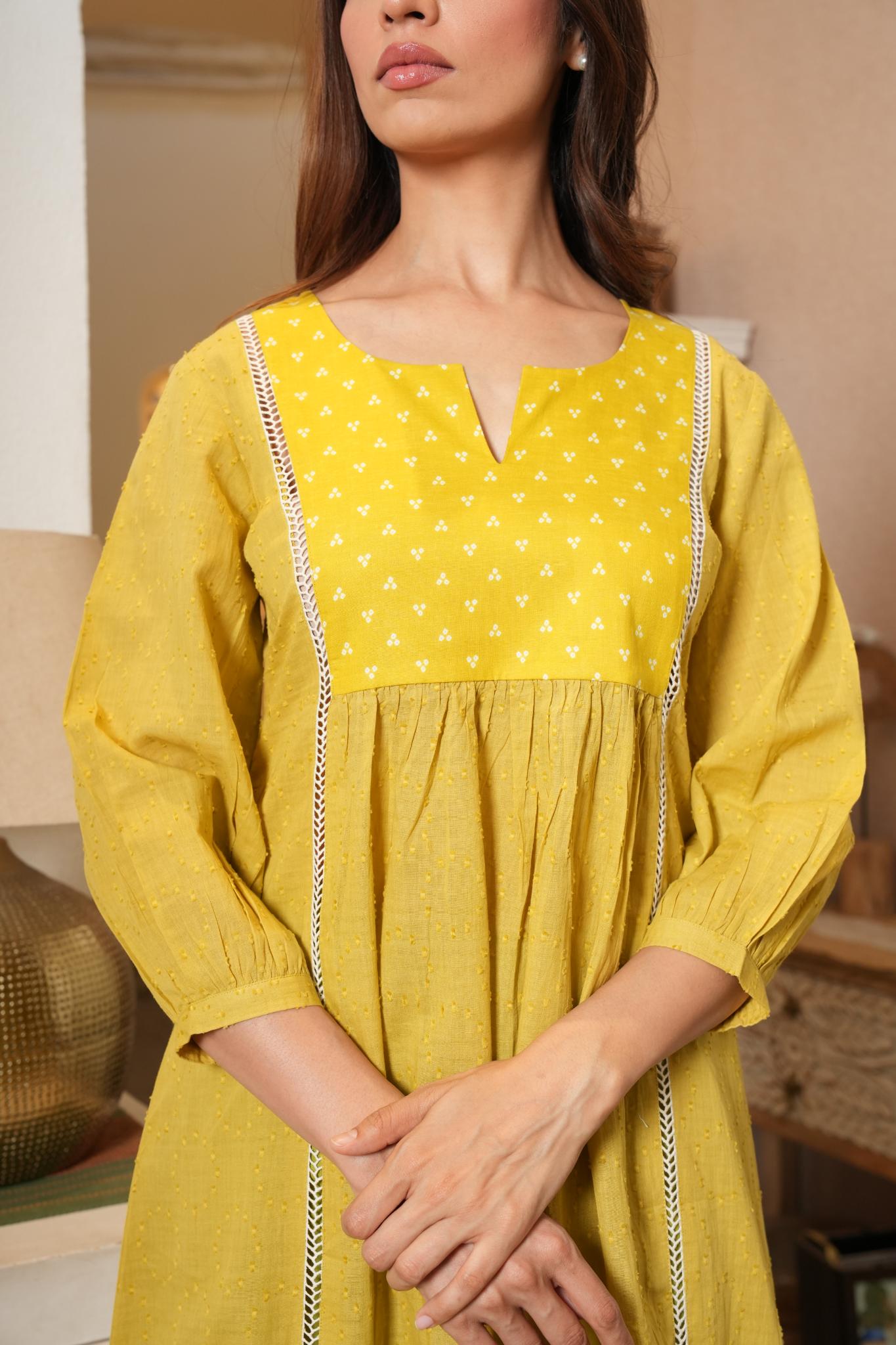 Olive Green Cotton Co-ord Set