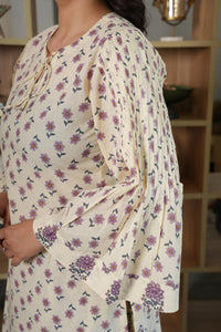 Ivory Floral Co-ord Set
