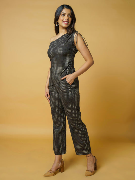 Black Polka Dot Co-ord Set