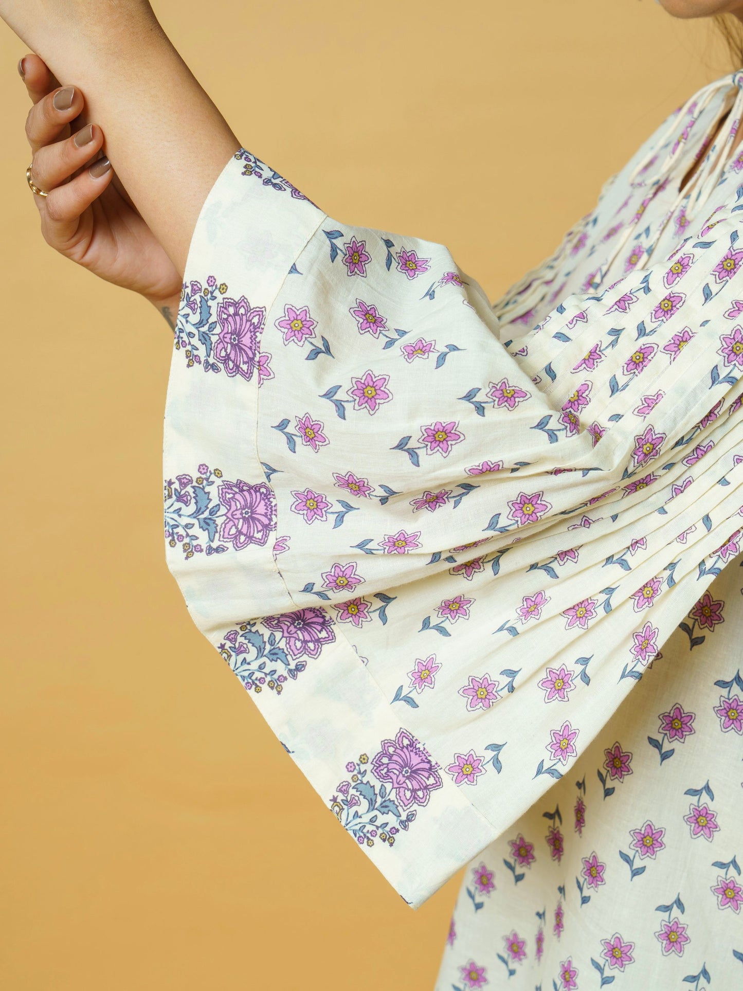 Floral Essence Cotton Kurta Set