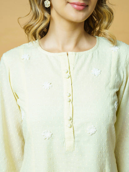 Lemon Yellow Kurta Set