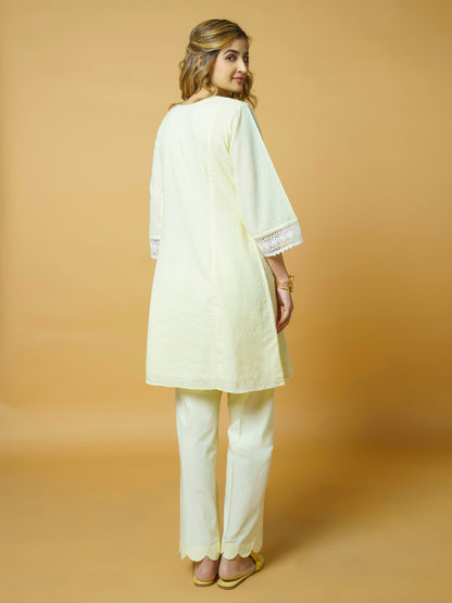 Lemon Yellow Kurta Set