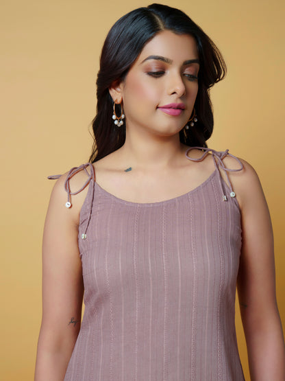 Chocolate Mousse Kurta Set