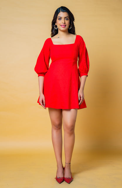 Red Short Dress