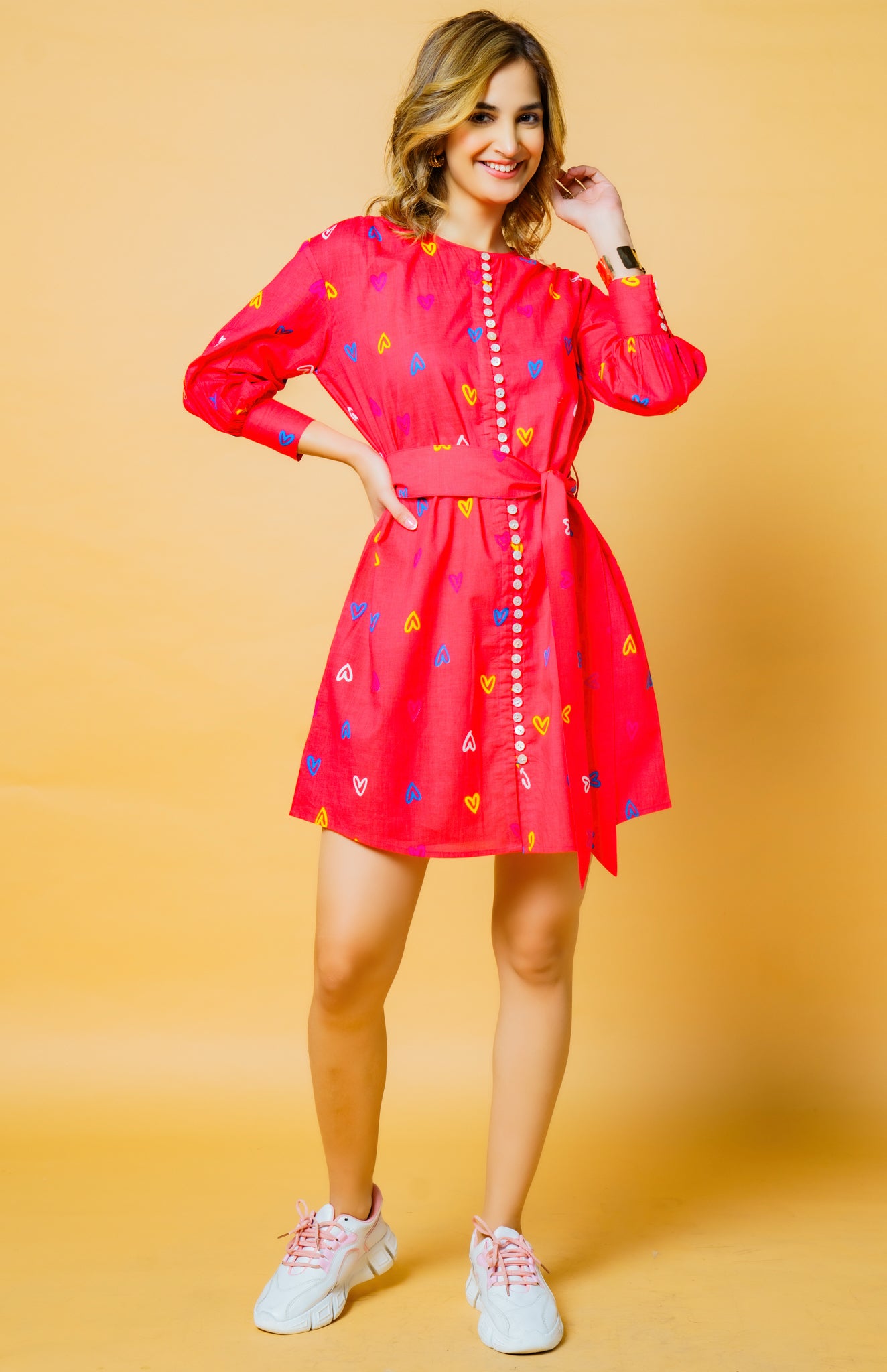 Hot Pink Sweetheart Dress