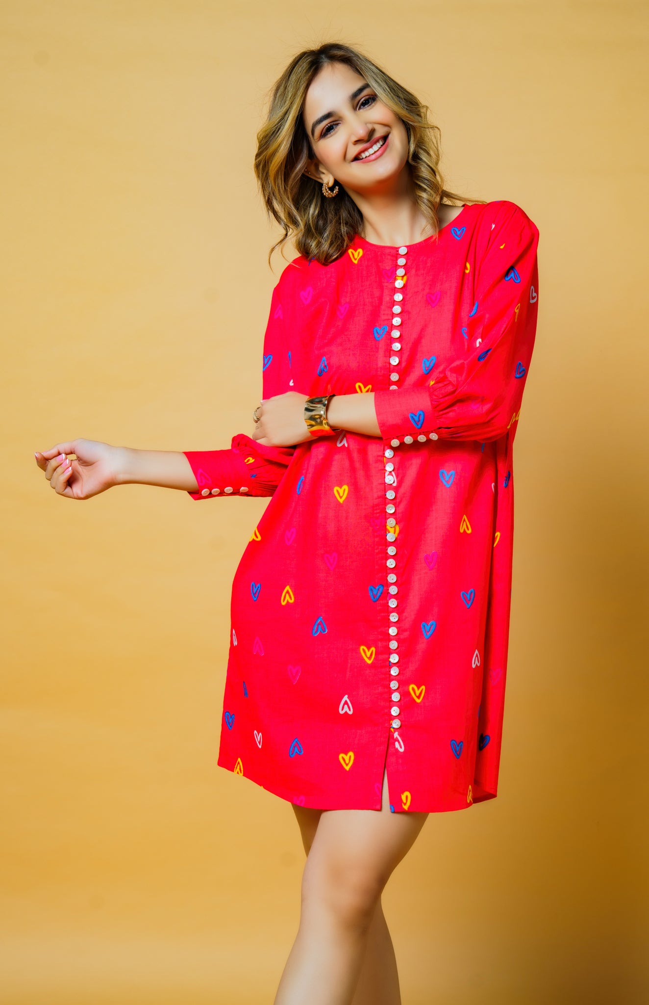 Hot Pink Sweetheart Dress