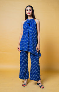 Blue Polka Co-ord Set