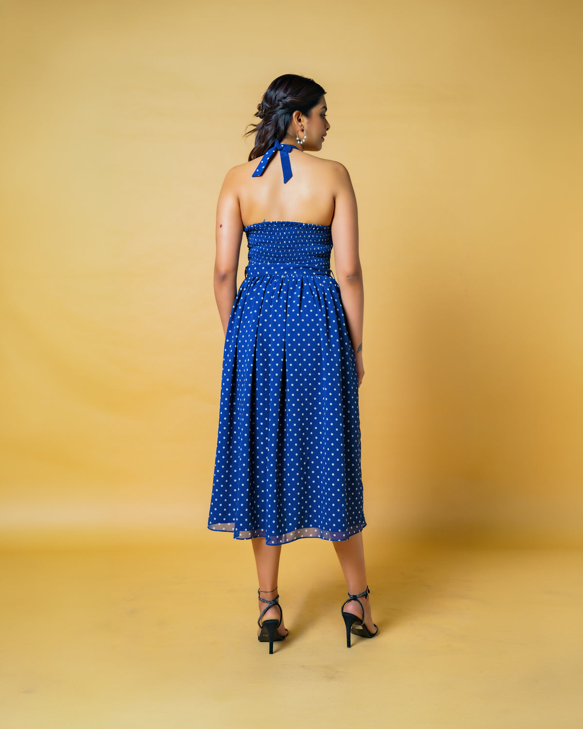 Blue Polka Dress