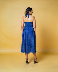 Blue Polka Dress
