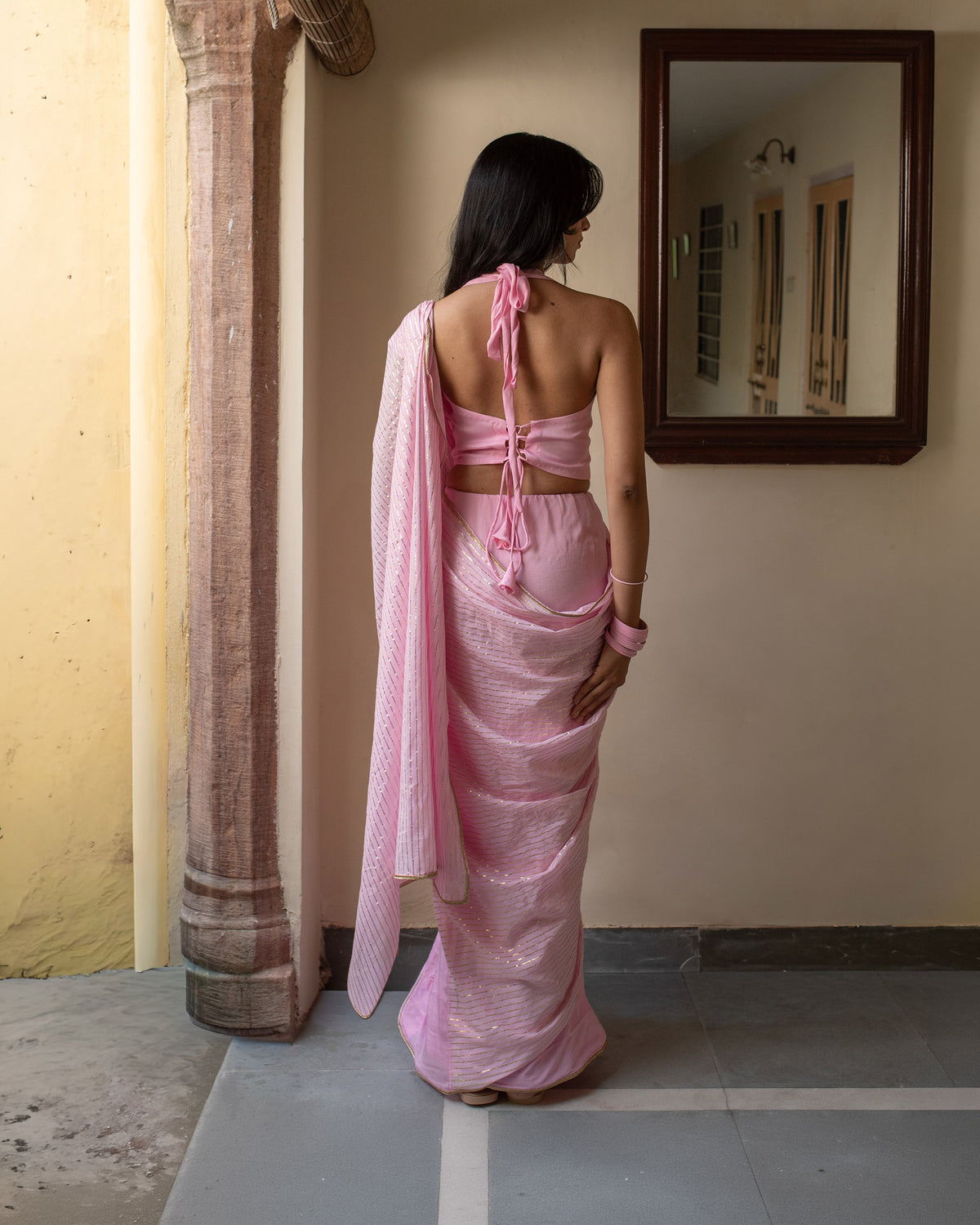 Blush Pink Saree