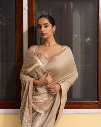 Champagne Gold Saree
