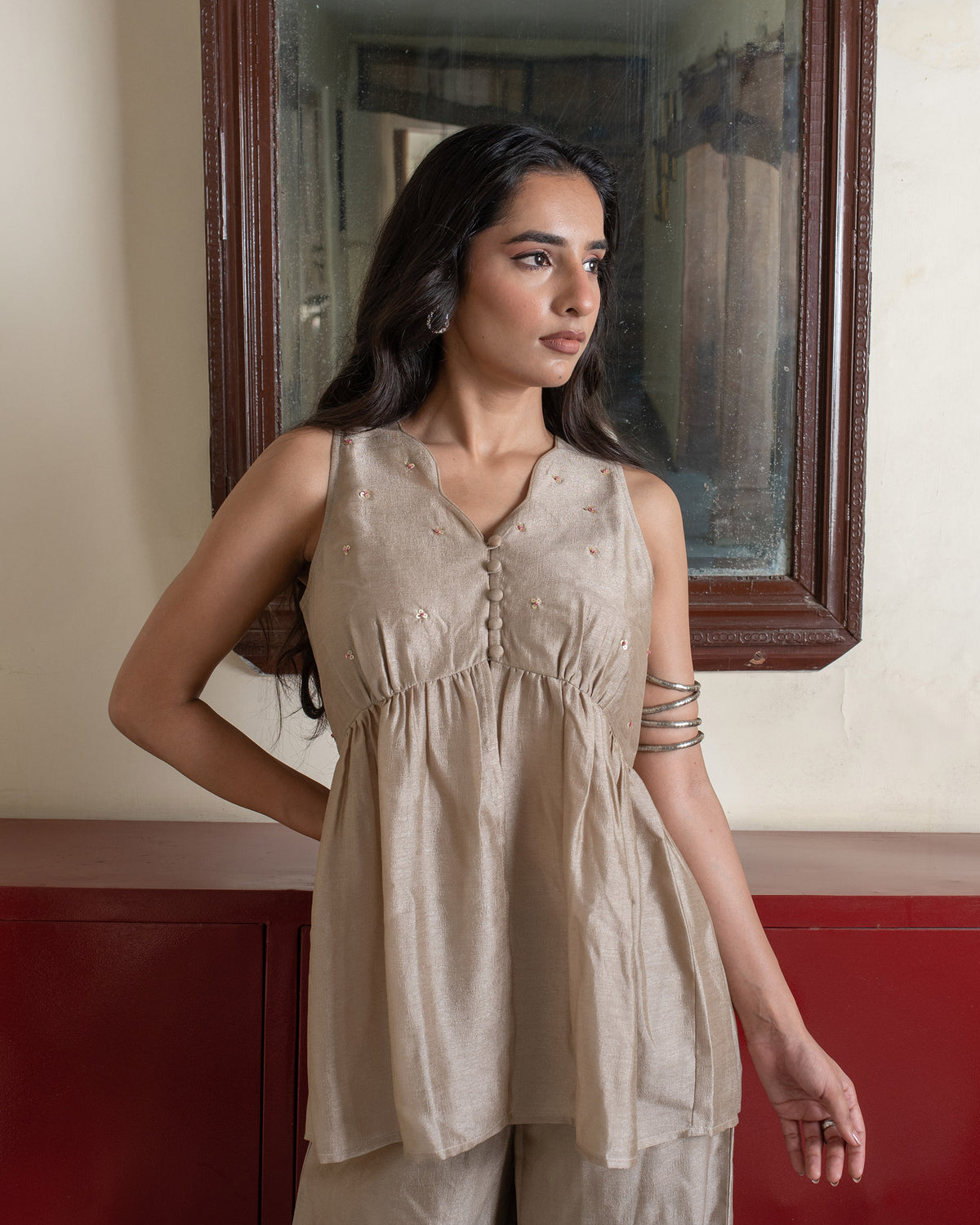 Champegne Gold Co-ord Set