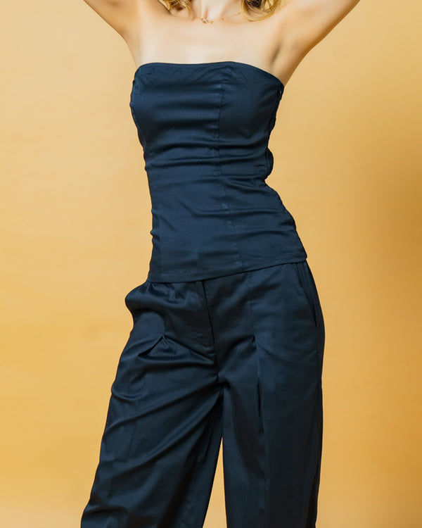 Black Off Shoulder Co-ord Set