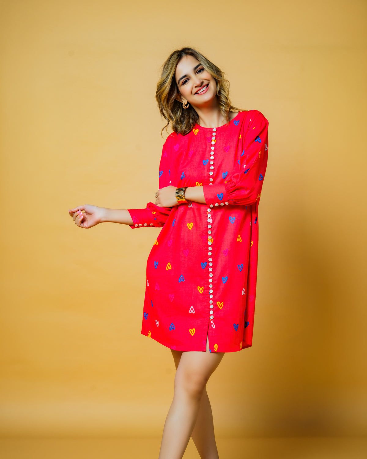 Hot Pink Sweetheart Dress