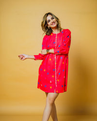 Hot Pink Sweetheart Dress