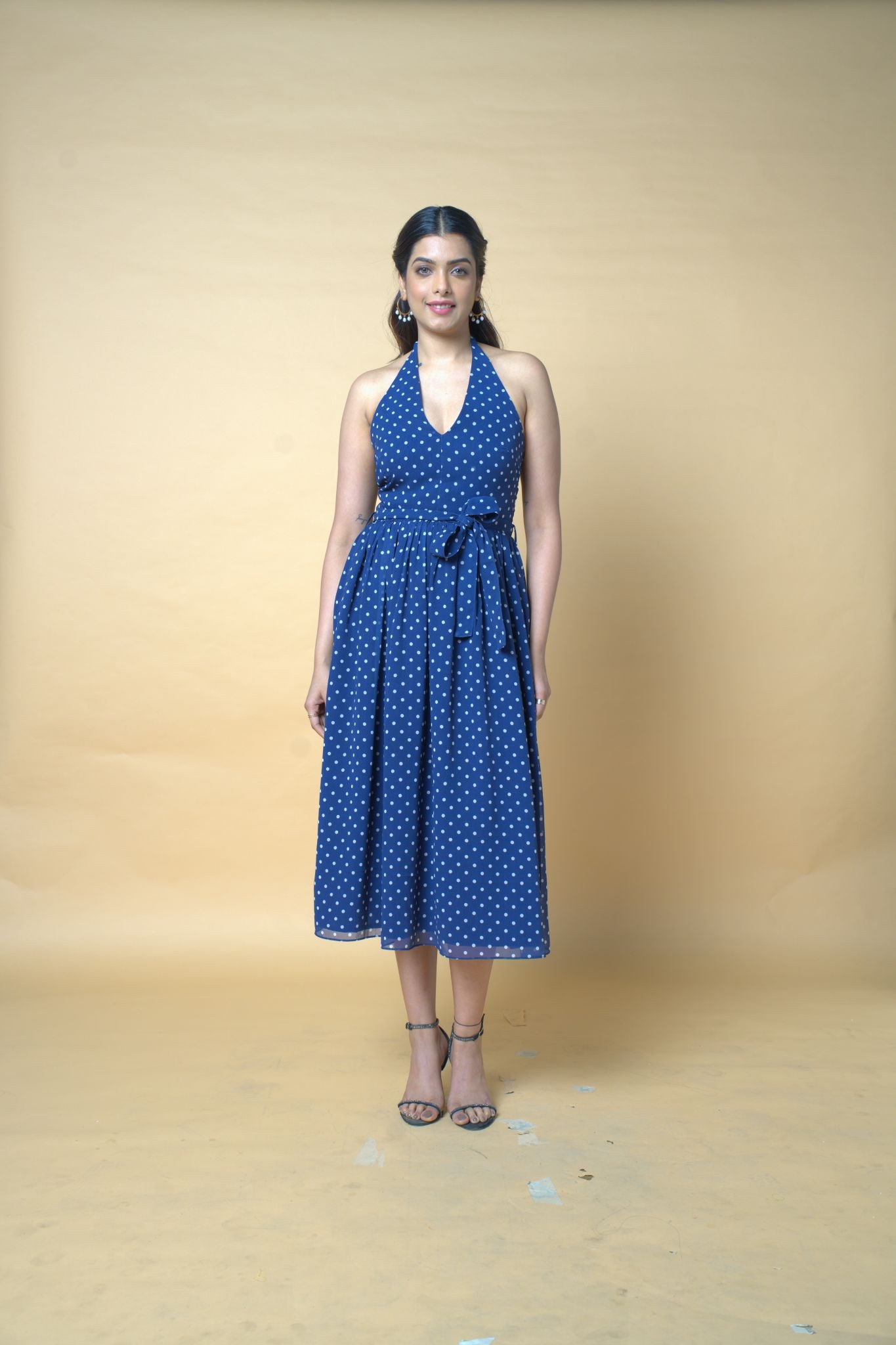 Blue Polka Dot Dress