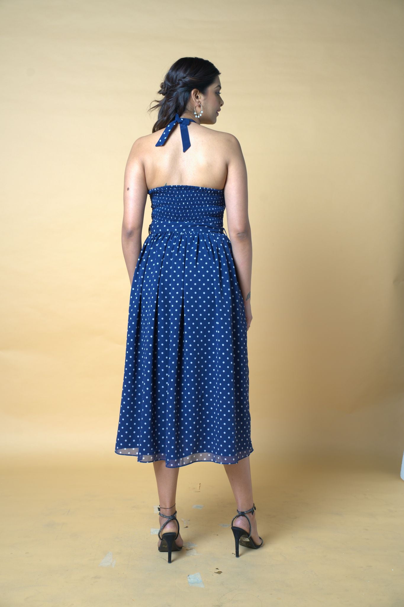 Blue Polka Dot Dress
