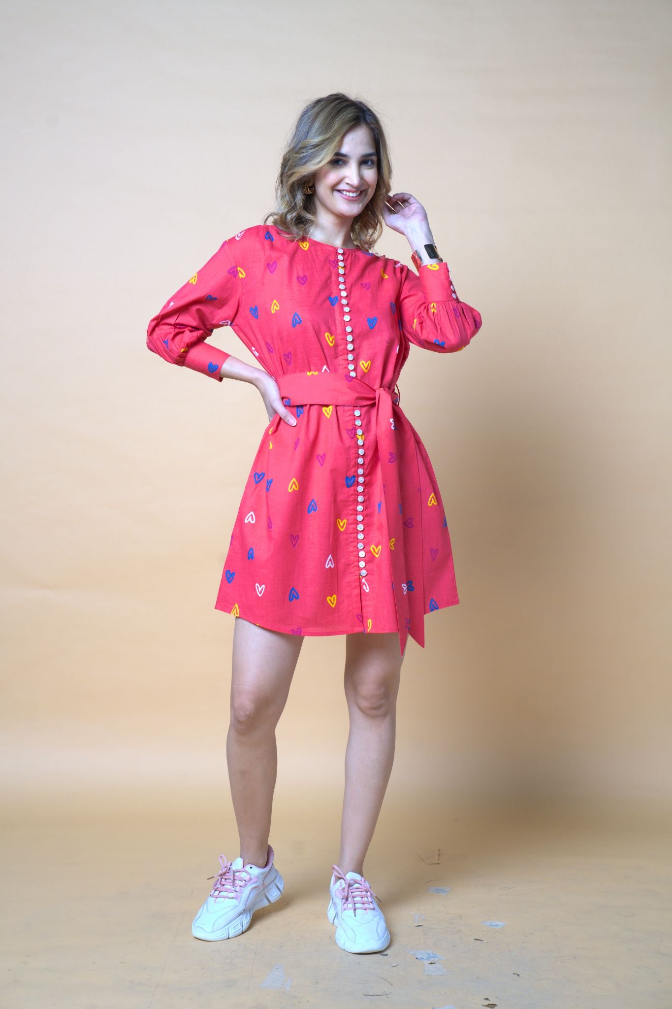 Hot Pink Sweetheart Dress